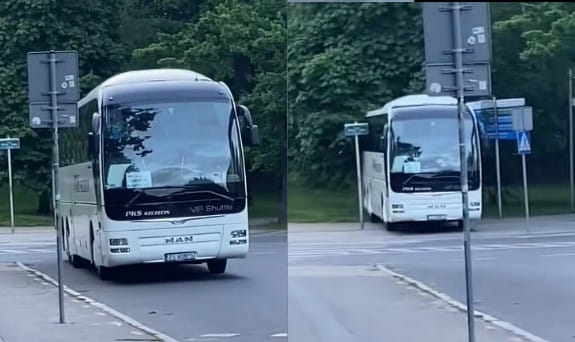 „Tam kierowcy nie ma k**a!" W Szczecinie autokar przejechał przez ulicę i uderzył w drzewo Zdjęcie główne wpisu