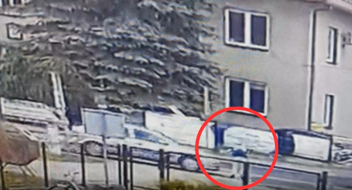 10-latek potrącony na pasach przez 86-latka. Policja publikuje nagranie ku przestrodze Zdjęcie główne wpisu