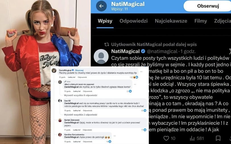 Daniel Magical i Natalia zabrali głos po krytyce ich wizyty w Sejmie Zdjęcie główne wpisu