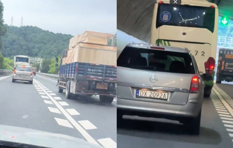Prawie 20-letni Opel z Wrocławia na ulicach Chin. To nagranie obiega internet Zdjęcie główne wpisu