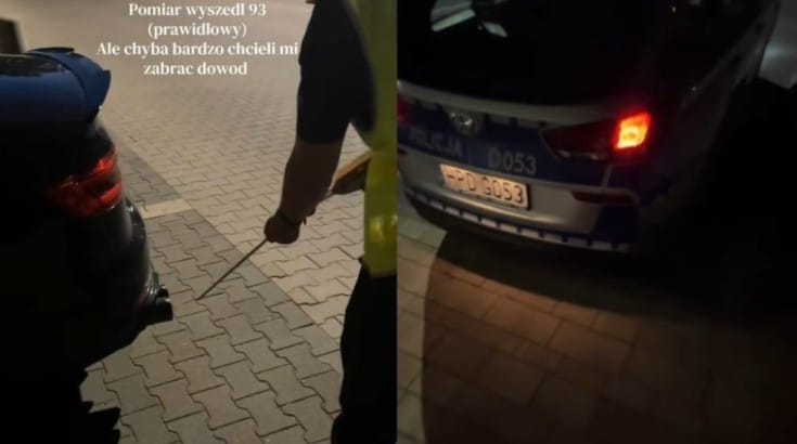 Zabrali dowód mimo pomiaru w normie. Kierowca wytknął im niesprawny radiowóz Zdjęcie główne wpisu