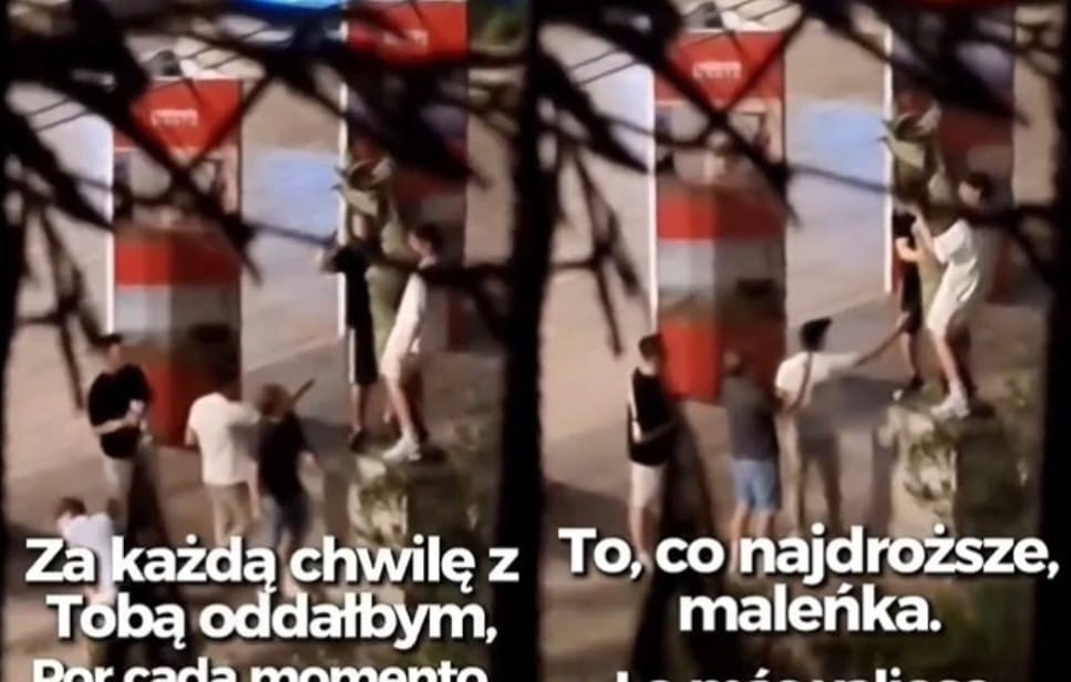 Narobili wstydu za granicą. W sieci krąży nagranie z polskimi turystami w Hiszpanii którzy bezczeszczą pomnik i śpiewają disco polo Zdjęcie główne wpisu