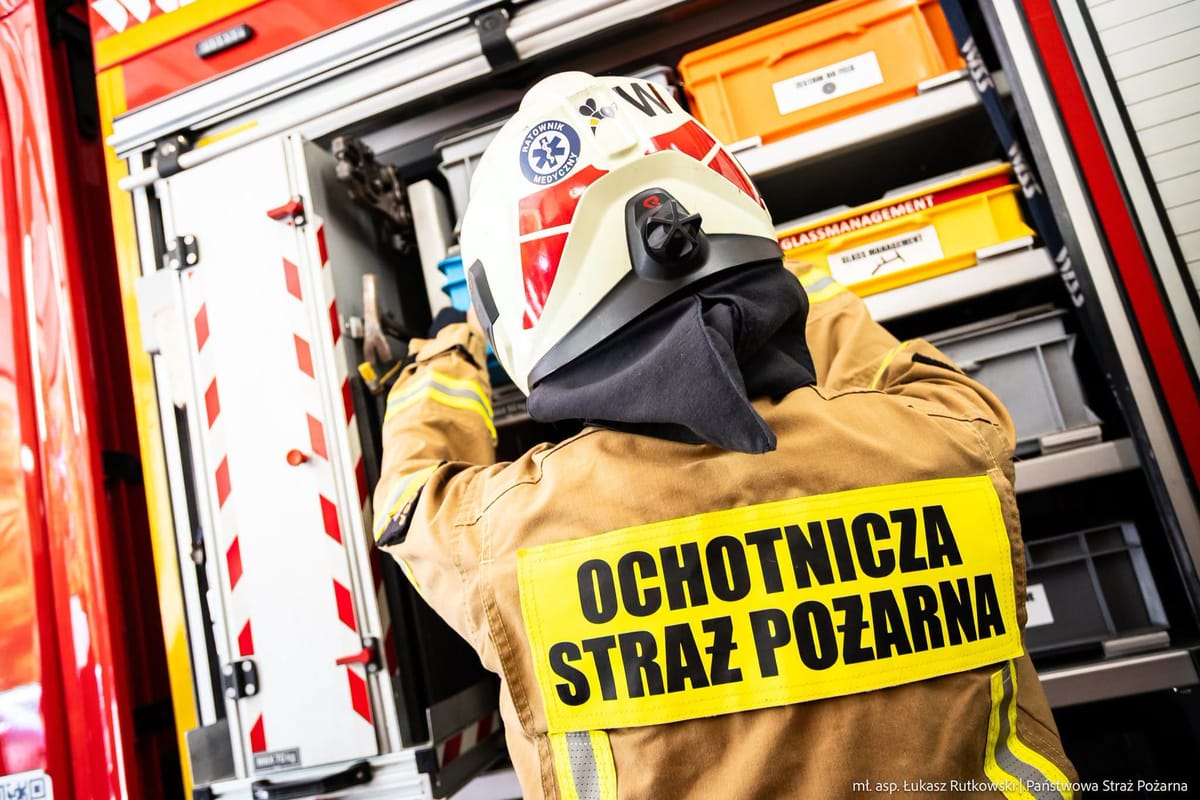 Runęła ściana hotelu w Olsztynie. Ewakuowano 235 osób, w tym dzieci z kolonii Zdjęcie główne wpisu