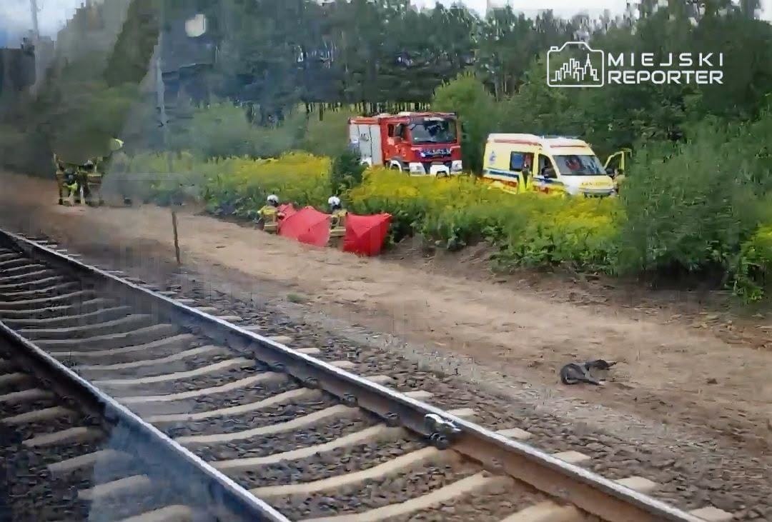 Rogatki były opuszczone, sygnalizacja działała. 50-latek na hulajnodze zginął pod pociągiem Zdjęcie główne wpisu
