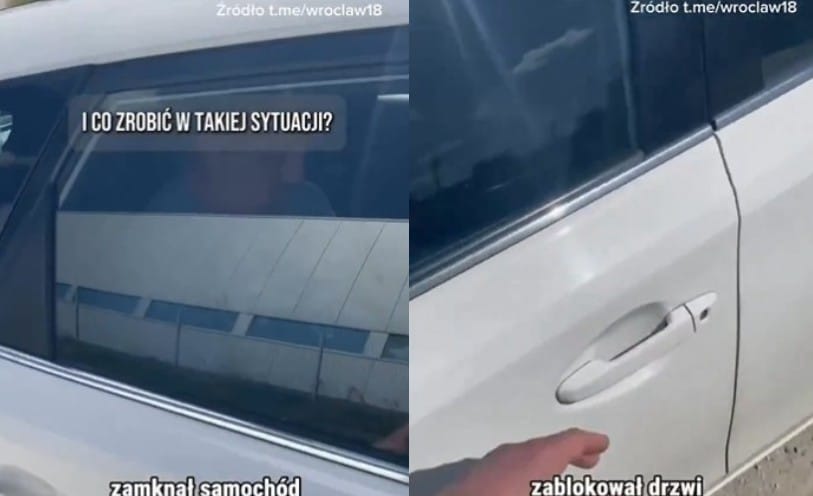Absurdalne nagranie z Wrocławia. Taksówkarz pokłócił się z pasażerem i chciał go wysadzić. Popełnił jednak błąd Zdjęcie główne wpisu