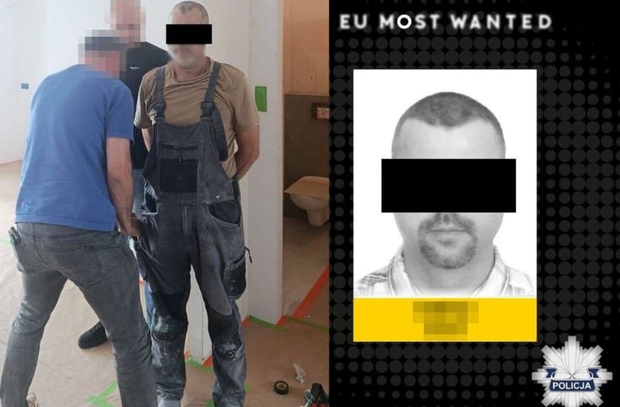 Był na liście najbardziej poszukiwanych w Europie. Wpadł w Warszawie podczas remontu mieszkania Zdjęcie główne wpisu