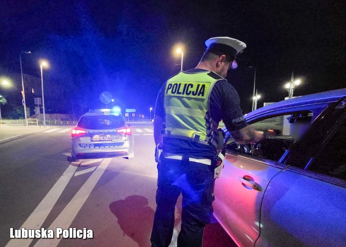 Lubuska policja podsumowała akcję „Trzeźwy wieczór". 16 kierowców pod wpływem w jeden wieczór Zdjęcie główne wpisu