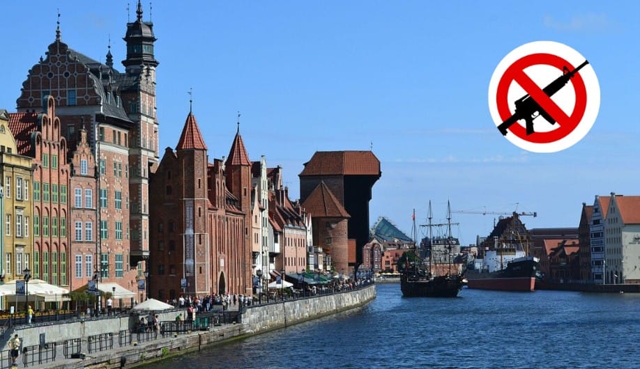 Zakaz noszenia broni w całym Gdańsku. Powodem konferencja o odbudowie Ukrainy Zdjęcie główne wpisu