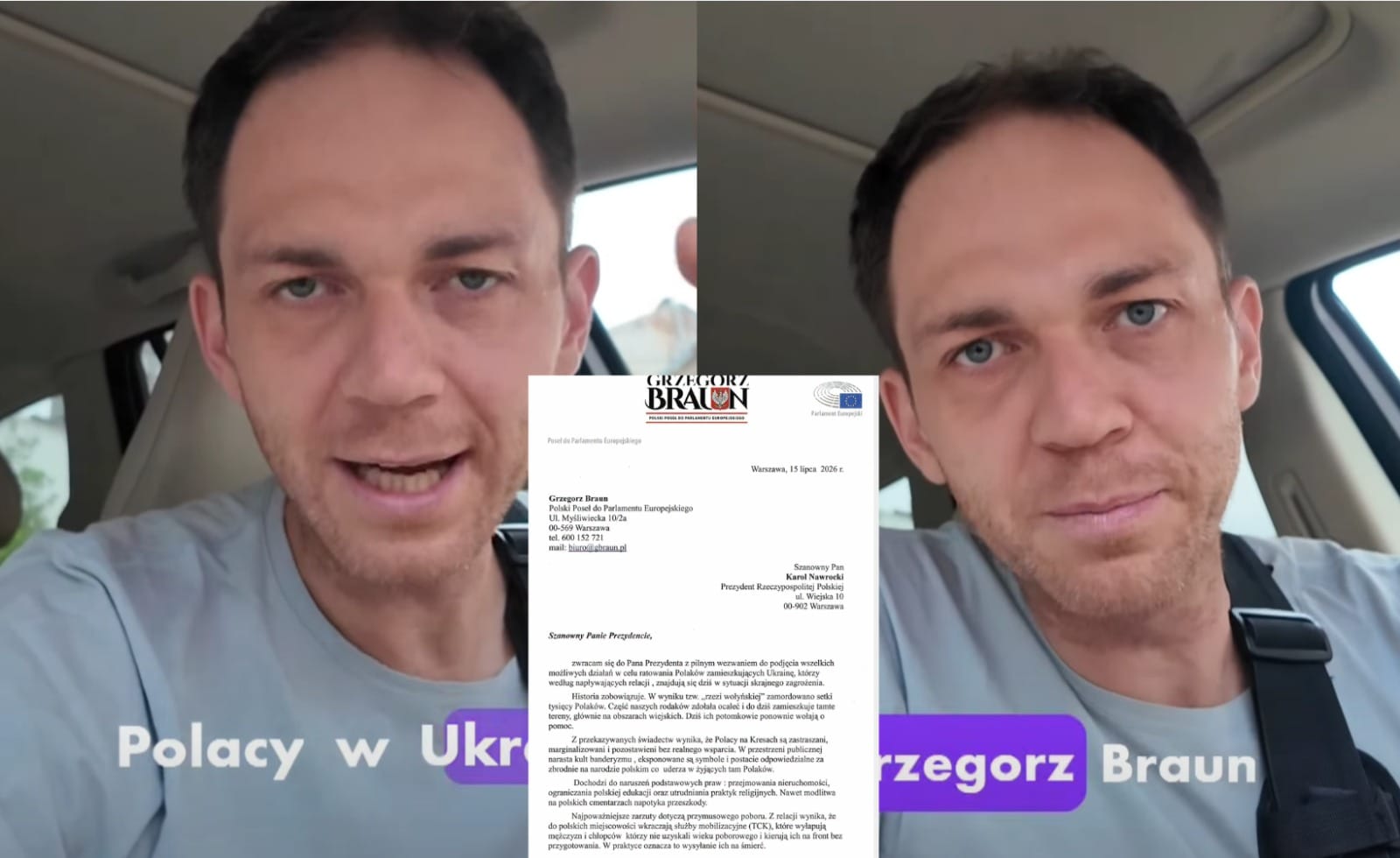 „Gdzie są te braunowskie urojenia?”. Bożydar Pająk pokazał, jak Polacy są traktowani w Ukrainie Zdjęcie główne wpisu