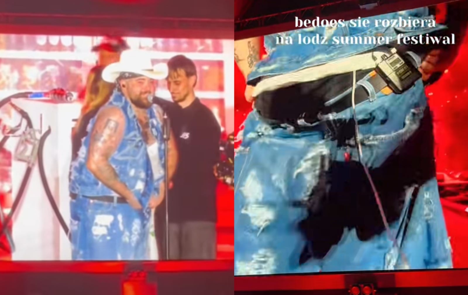 „Jakby to nie był darmowy koncert, to pokazałbym więcej”. Bedoes spełnia prośbę fanów i pokazuje dupę Zdjęcie główne wpisu