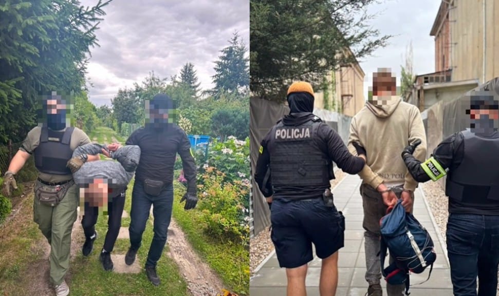 Policja zatrzymała dwóch podejrzanych o pobicie seniora który staną w obronie chłopaka z Ukrainy. Opublikowano nagranie z zatrzymania Zdjęcie główne wpisu