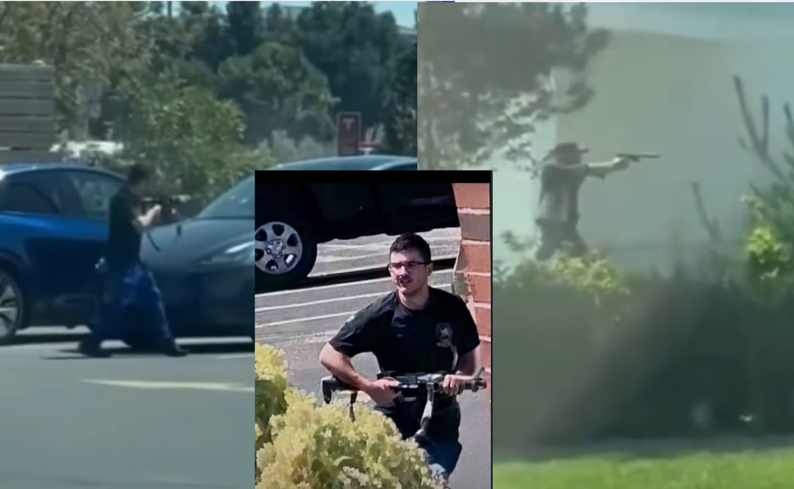 Strzelanina na parkingu w USA. Przypadkowy kierowca wysiadł i otworzył ogień do napastnika Zdjęcie główne wpisu