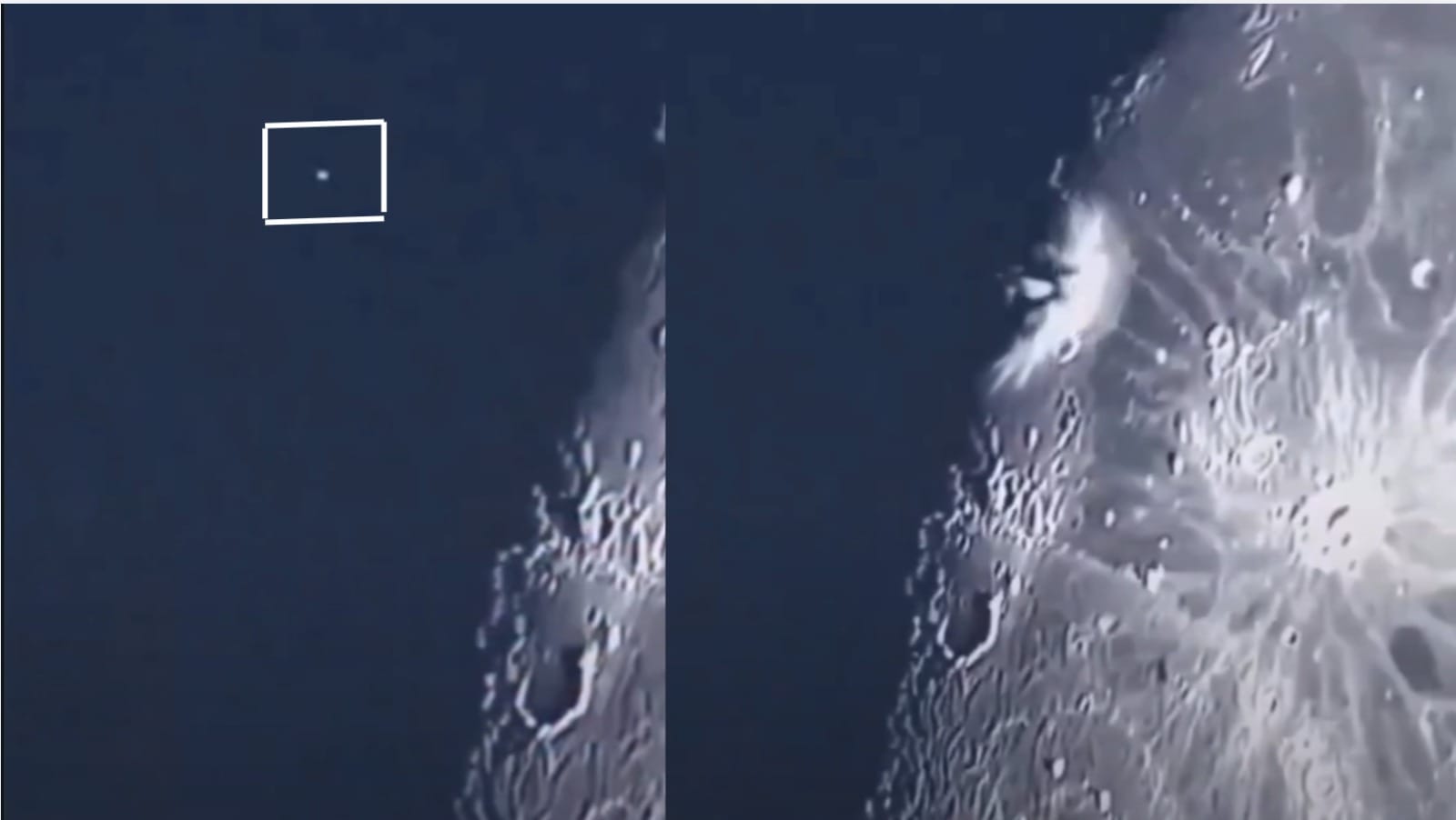 Rakieta Elona Muska z prędkością 8700 km/h uderzyła w Księżyc. Zobacz jak mogło to wyglądać Zdjęcie główne wpisu