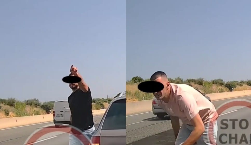 Polak pokazał nagranie na którym widać w jaki sposób został okradziony na hiszpańskiej autostradzie. Zdjęcie główne wpisu