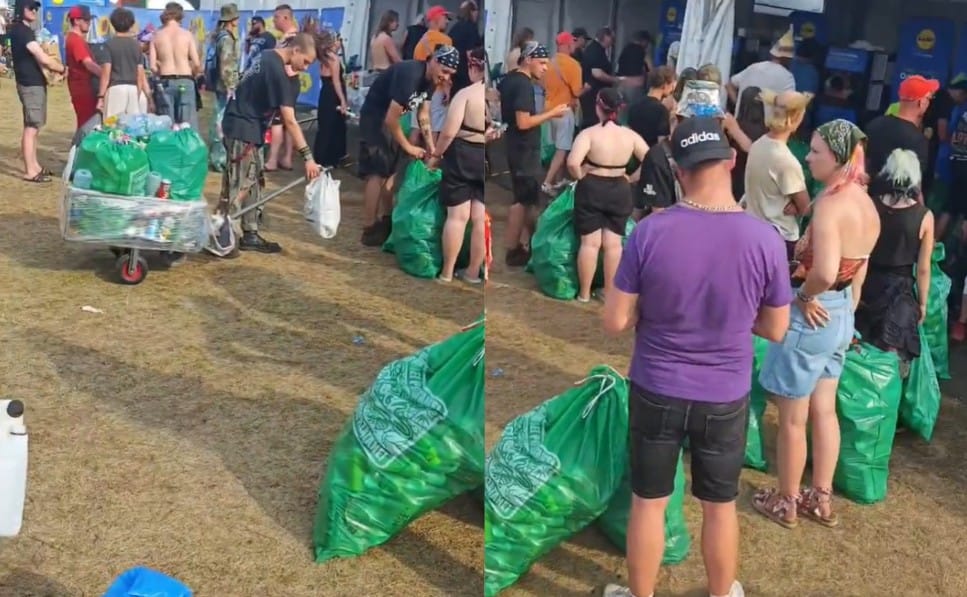 Gigantyczne kolejki na Pol'and'Rock. Rekordziści wynoszą podobno kilka tysięcy dziennie Zdjęcie główne wpisu