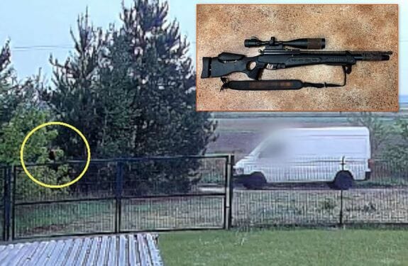 Podjechał busem pod posesję, wyciągnął karabin i strzelił do bażanta. Policja opublikowała nagranie. Zdjęcie wpisu