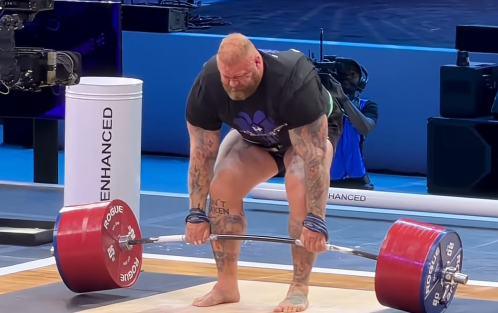 Igrzyska na sterydach i próba bicia rekordu świata (515 kg) w martwym ciągu przez Hafthora Bjornssona Zdjęcie wpisu
