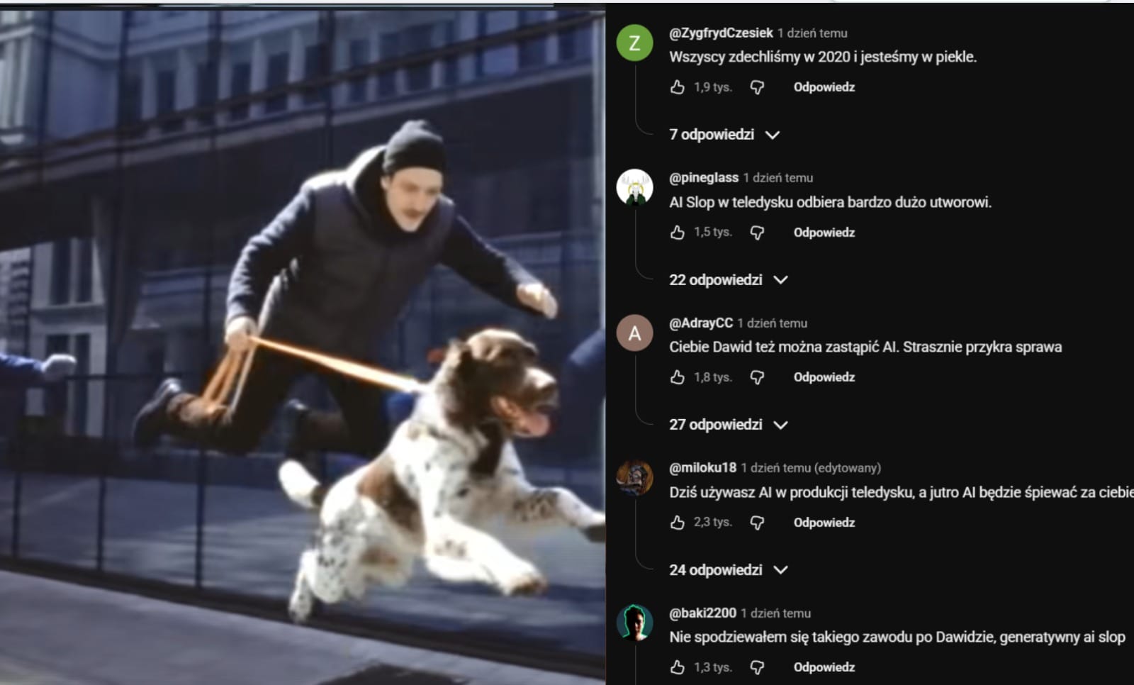 Dawid Podsiadło chciał przyoszczędzić i cały teledysk zrobiło mu AI. W internecie krytykuje go chyba każdy Zdjęcie wpisu