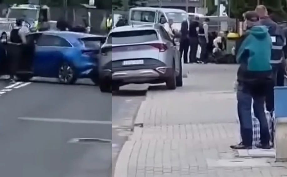 Strzelanina w Białej Podlaskiej. W sieci pojawiło się nagranie z prawdopodobnego zatrzymania podejrzanego Zdjęcie wpisu