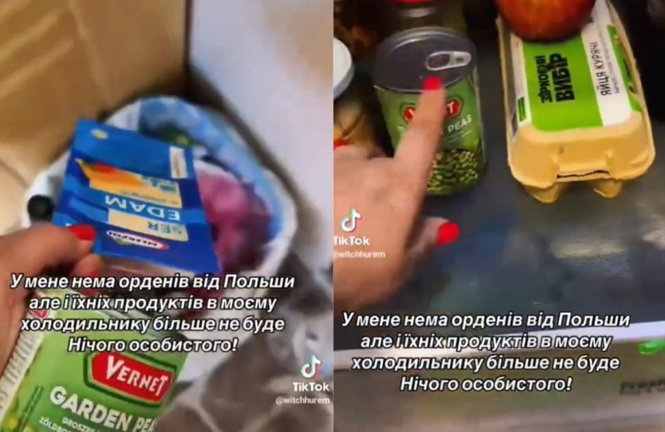 Ukraińcy masowo wyrzucają polską żywność? Jedno nagranie, setki wpisów Zdjęcie wpisu