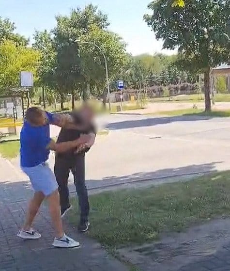 Obnażanie się, wyzwiska i pobicie mężczyzny. W sieci pojawiło się nagranie z Częstochowy z udziałem byłego członka komitetu referendalnego Zdjęcie wpisu