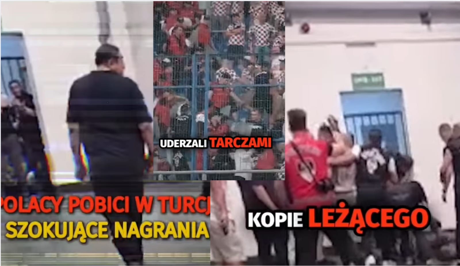 Turecka policja kopała leżącego kibica Górnika. Szokujące nagrania ze Stambułu Zdjęcie wpisu