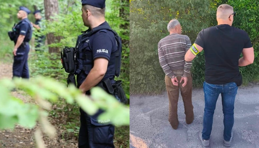 Koniec obławy pod Kielcami. Mąż zmarłej 64-latki zatrzymany Zdjęcie wpisu