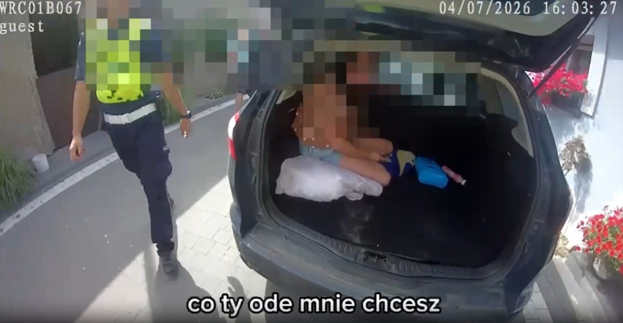 42-latka bez uprawnień z promilami kierowała autem. Przed policjantami schowała się w bagażniku Zdjęcie wpisu