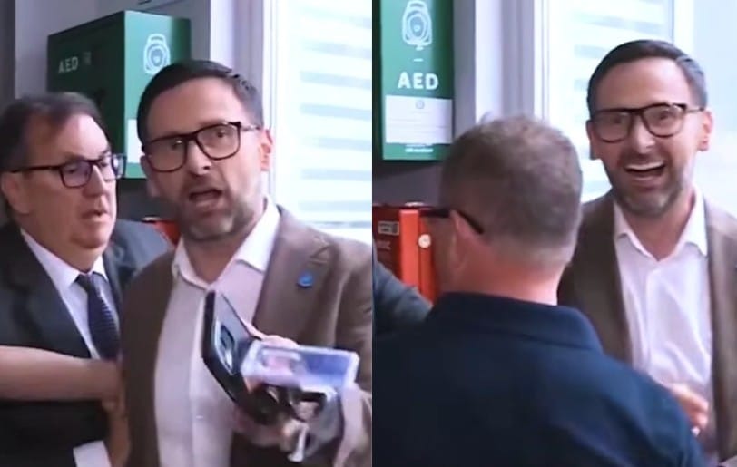 Szarpanina z udziałem Daniela Obajtka w kopalni Orlenu. Próbował wejść i doszło do awantury Zdjęcie wpisu
