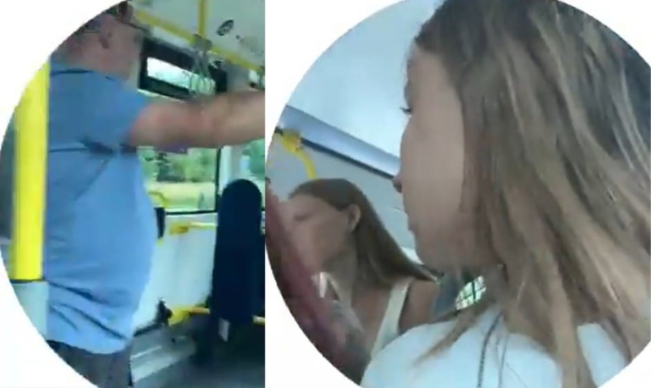 Zaatakował młode Ukrainki w autobusie. Nagranie opublikowano w sieci. Kierowca MZK już w rękach policji Zdjęcie wpisu