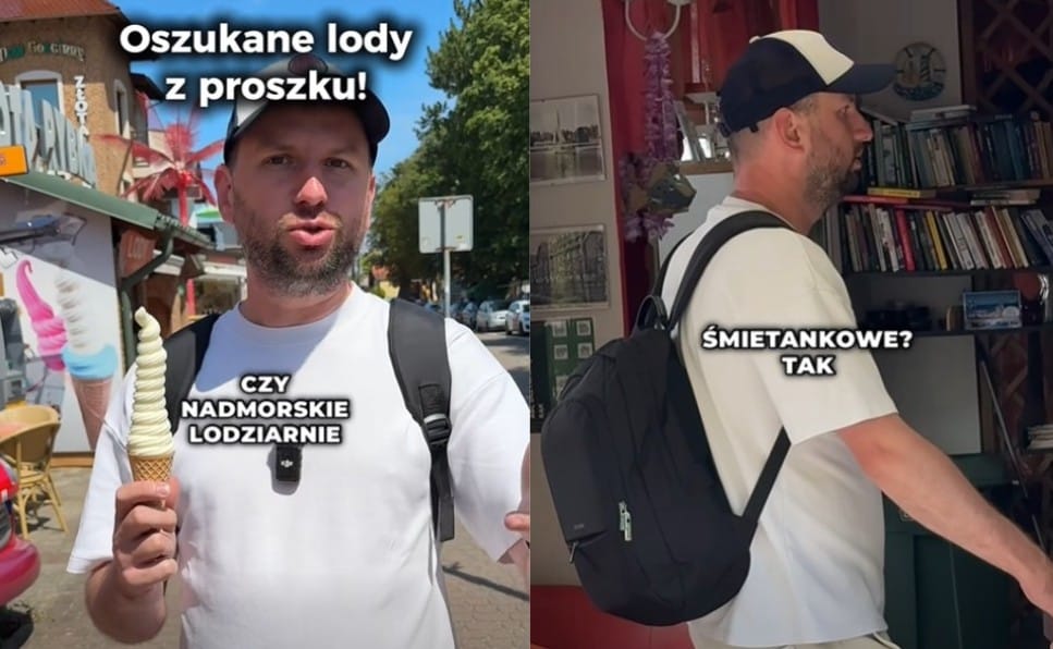 „O co Panu chodzi? Po co Panu to? Kolejna akcja nad Bałtykiem - tym razem lodziarnia Zdjęcie wpisu