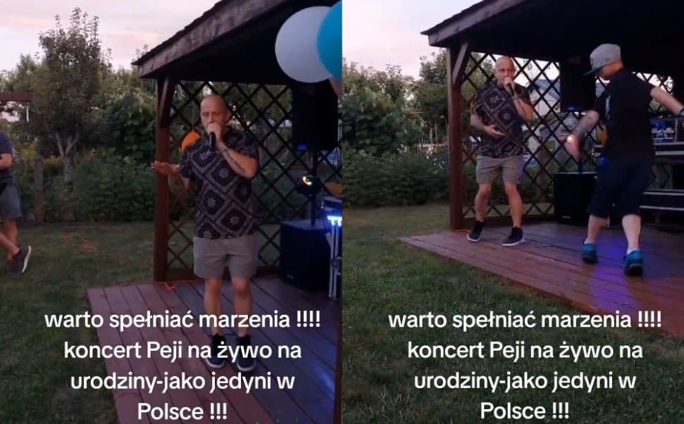 Rychu Peja to jest gość. W internecie pojawiło się nagranie z koncertu który dał na czyjeś urodziny Zdjęcie wpisu