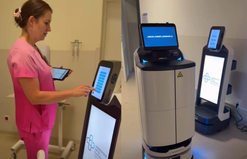 Roboty pielęgniarskie ruszyły do pracy w szczecińskim szpitalu. Siedem urządzeń za ponad 2,5 miliona Zdjęcie wpisu