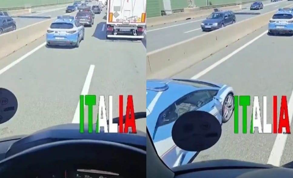 Myślisz, że Mustang w polskiej policji to coś niesamowitego? Włoska policja wozi się jeszcze bardziej kozacką furą Zdjęcie wpisu