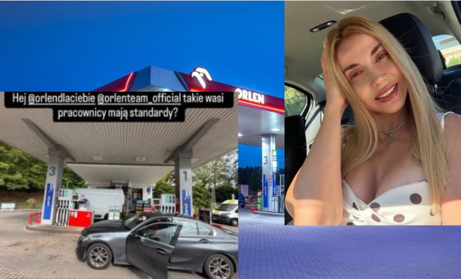 Marianna Schreiber twierdzi, że wyśmiano ją na Orlenie. Nikt nie pomógł jej z kontrolką w aucie Zdjęcie wpisu