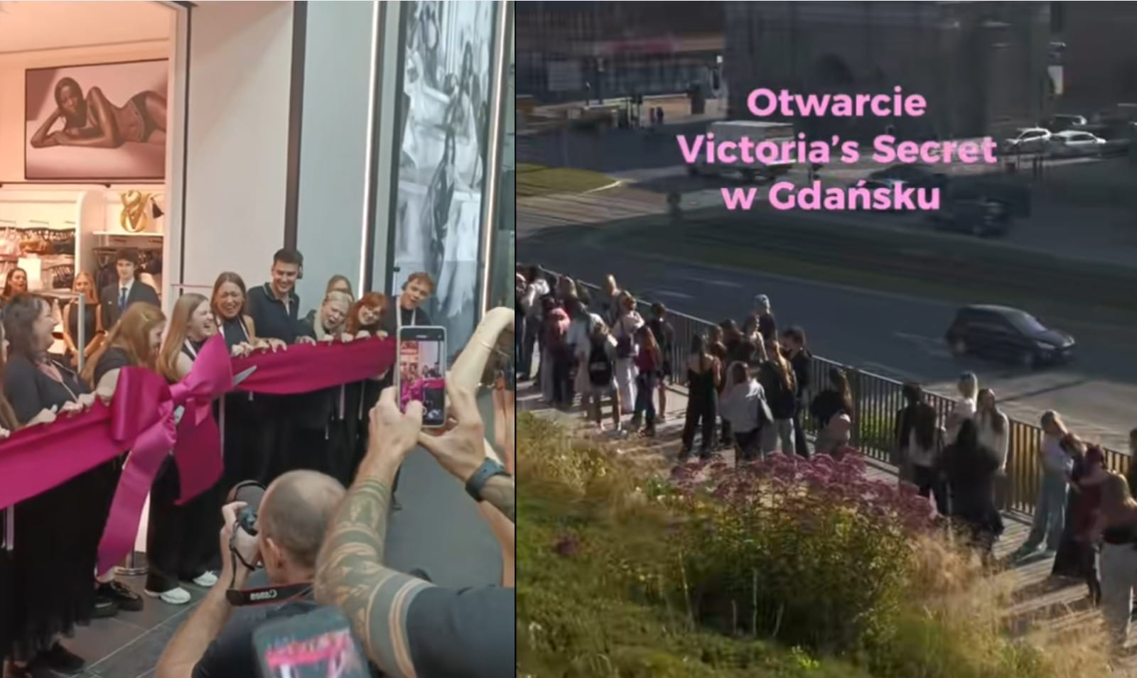 Czekali od 5 rano na dworze przed galerią. Ogromna kolejka na otwarcie Victoria’s Secret w Gdańsku Zdjęcie wpisu