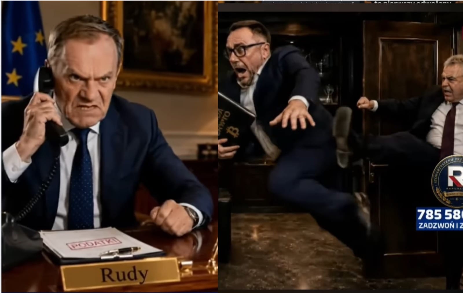 Przy pomocy filmików z AI, TV Republika wyjaśnia widzom, jak walczyła z Zondacrypto i Tuskiem Zdjęcie wpisu