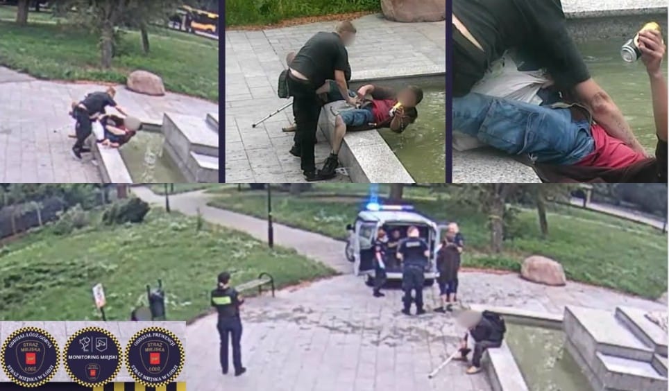Podtapiali 25-latka w fontannie w centrum Łodzi. Wcześniej mieli obrabować 44-letniego przechodnia Zdjęcie wpisu