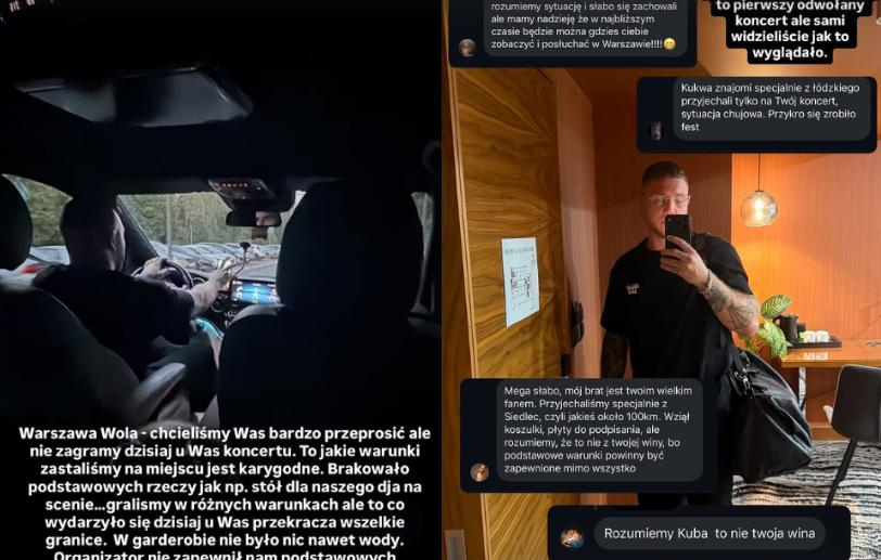 Kubańczyk odwołał darmowy koncert w Warszawie na kilka godzin przed występem. "Warunki karygodne" Zdjęcie wpisu