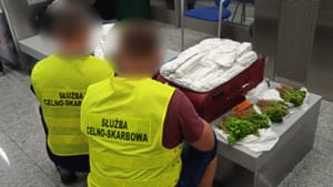 100 kg narkotyku w czterech walizkach. Dwie kobiety przyleciały z Tel Awiwu prosto w ręce celników