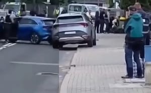Strzelanina w Białej Podlaskiej. W sieci pojawiło się nagranie z prawdopodobnego zatrzymania podejrzanego