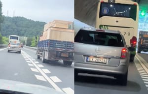 Prawie 20-letni Opel z Wrocławia na ulicach Chin. To nagranie obiega internet