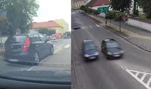 Miał prawko od stycznia, za jedną przejażdżkę zgarnął 31 punktów. Wyczyny 19-latka zarejestrował monitoring Zdjęcie główne wpisu