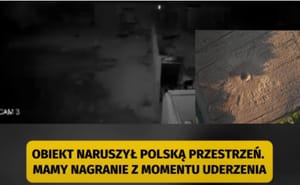 „Najprawdopodobniej rosyjska rakieta”. Mamy nagranie z uderzenia niezidentyfikowanego obiektu w Tarnawie-Kolonii