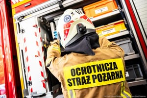 Runęła ściana hotelu w Olsztynie. Ewakuowano 235 osób, w tym dzieci z kolonii