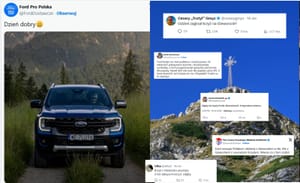 Prawicowa część polskiego internetu oburzona reklamą Forda. „Gdzie jest krzyż?!”