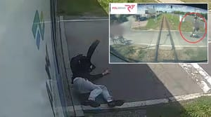 16-latek na hulajnodze zderzył się z pociągiem w Rzeszowie. Polregio pokazało nagranie z kabiny maszynisty