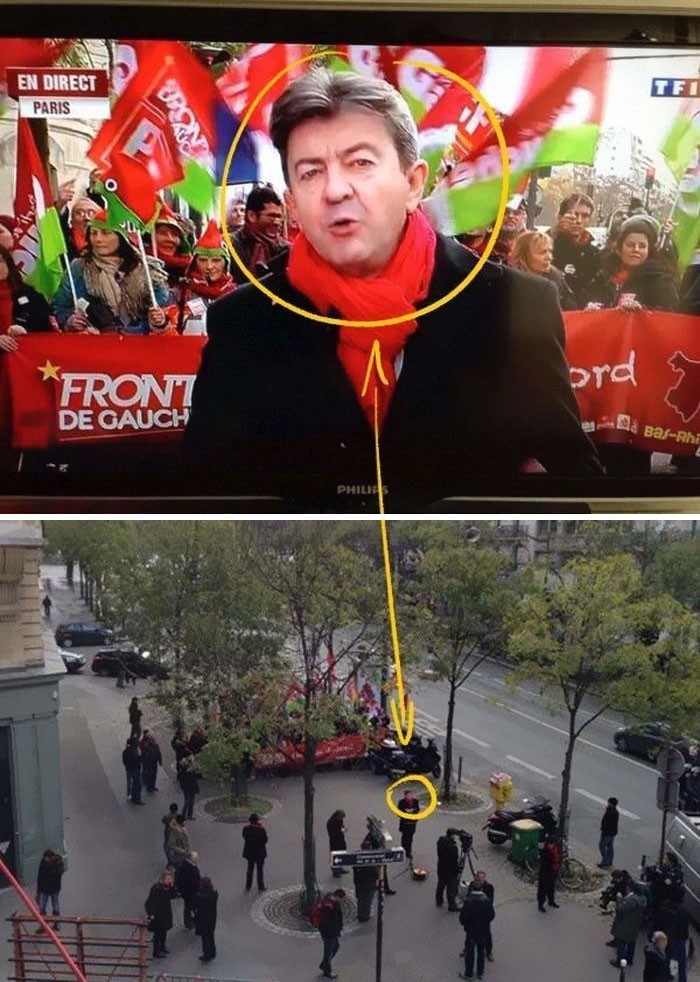 10. Protest w Paryżu przeciwko podniesieniu podatków.