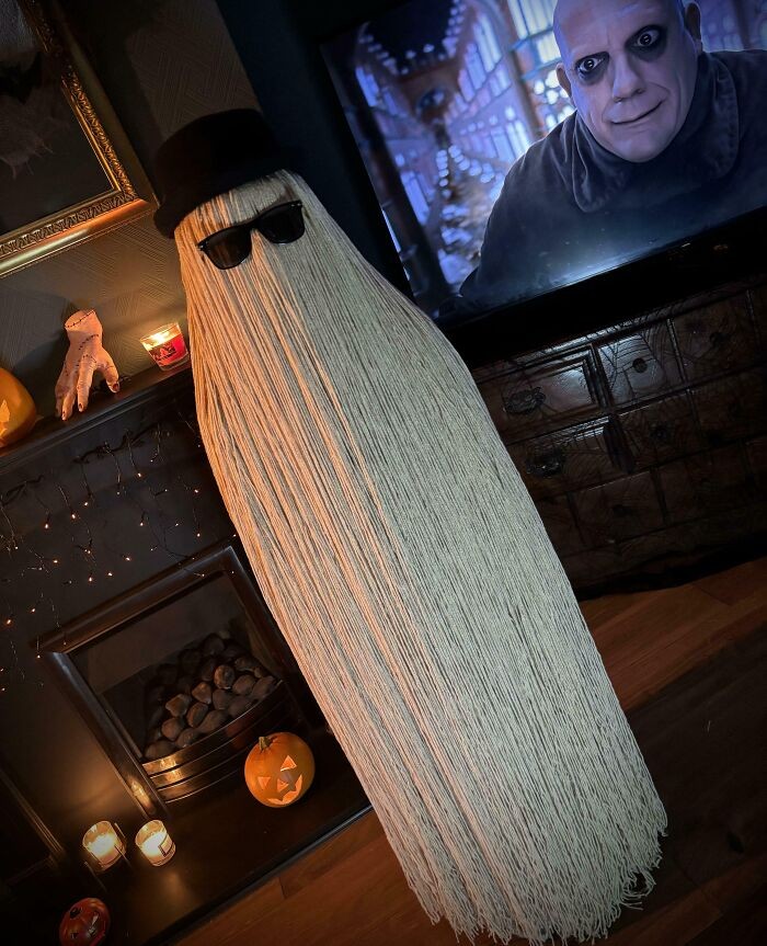 #12 Kostium halloweenowy mojego syna, który zrobiłem w zeszłym roku.