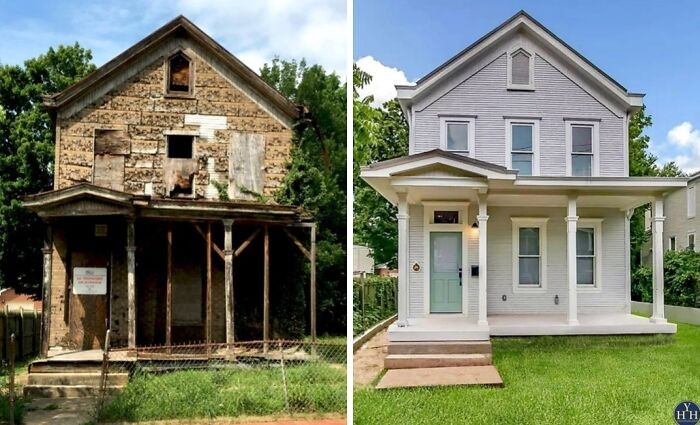 Przed i Po ~ Od opuszczonego domu do przystępnych mieszkań dla pracowników!